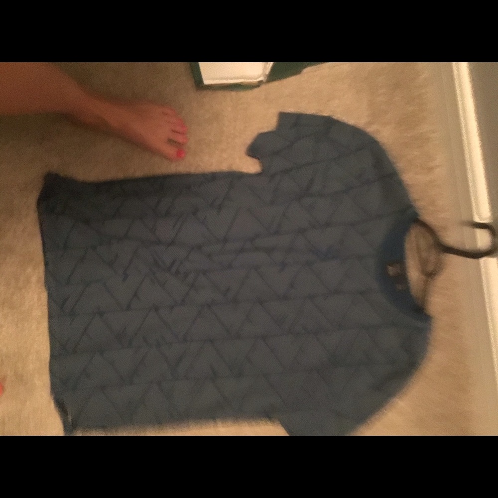 Blue boss t shirt